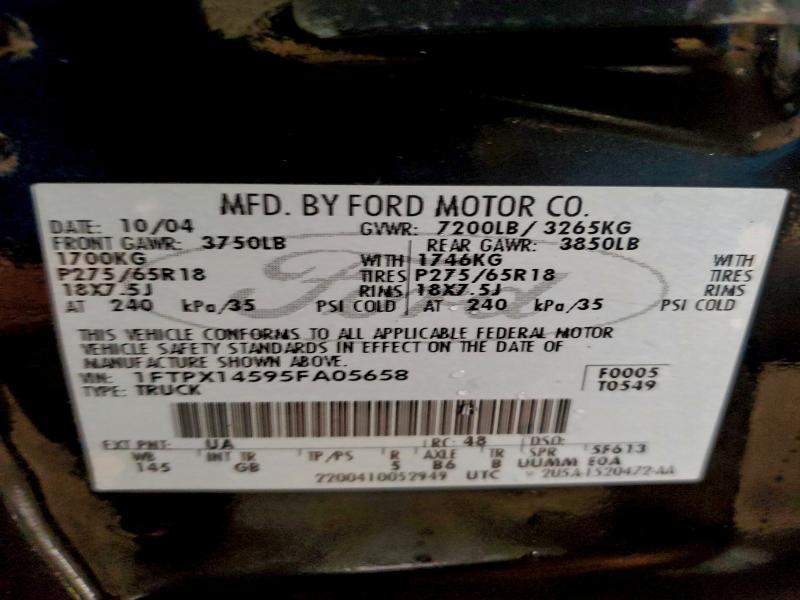 2005 FORD F150 #3303632959