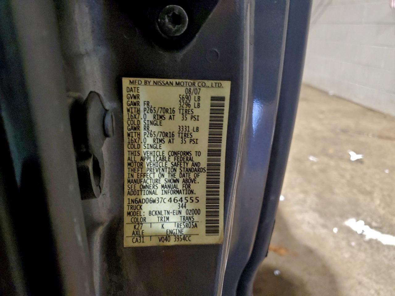 Lot #3309241619 2007 NISSAN FRONTIER K