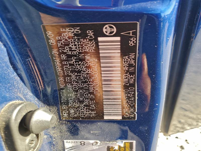 2010 TOYOTA PRIUS #3305725725