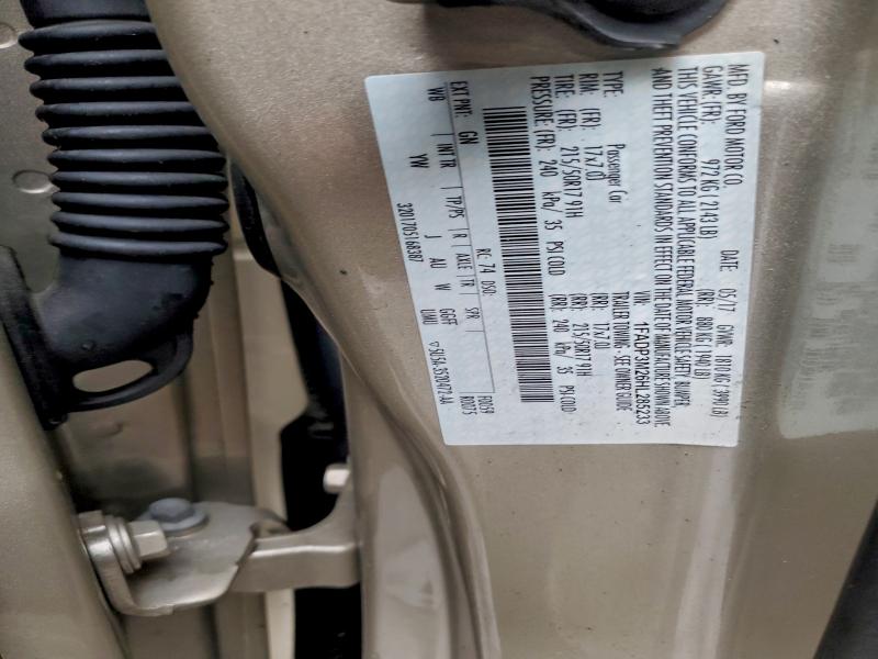 2017 FORD FOCUS SEL #3302810915