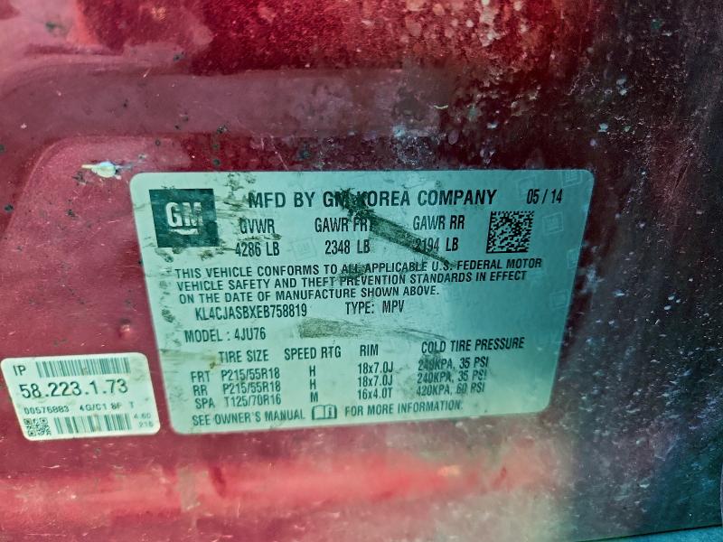 2014 BUICK ENCORE #3309446968