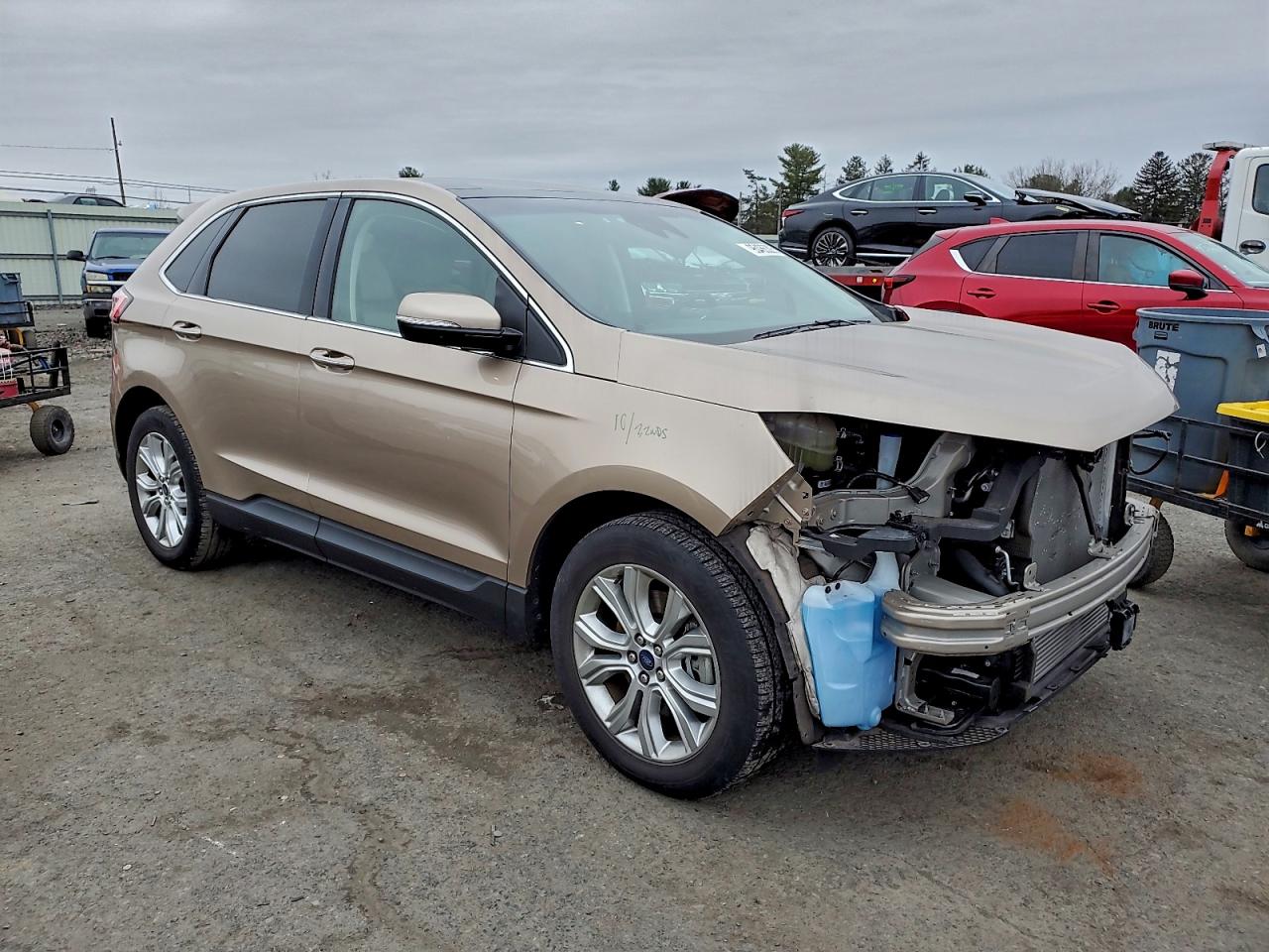 Lot #3311622252 2020 FORD EDGE TITAN