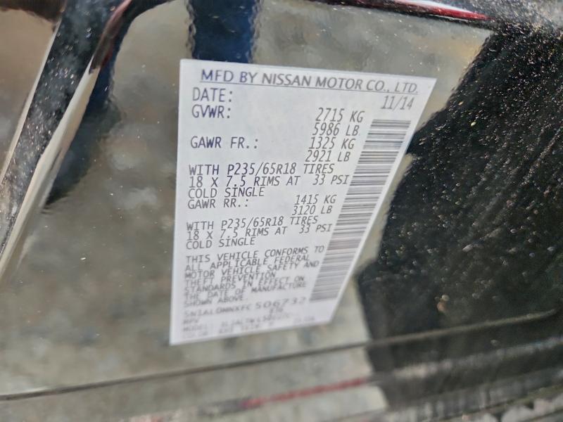 2015 INFINITI QX60 #3302728107