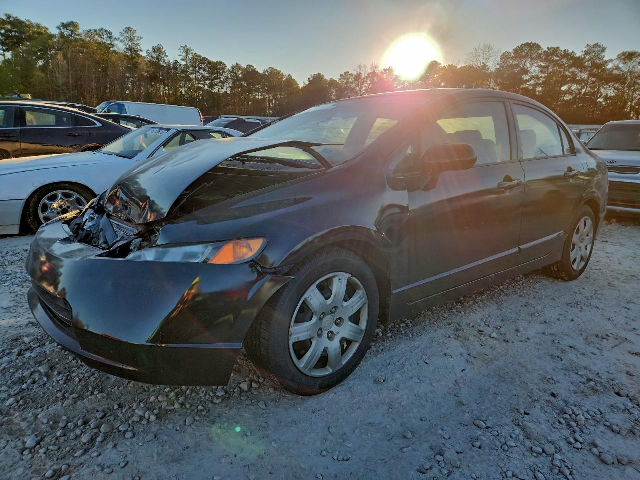 Lot #3316802451 2008 HONDA CIVIC LX