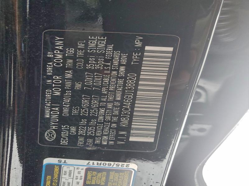 2016 HYUNDAI TUCSON LIM #3303572939