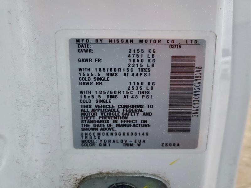 2016 NISSAN NV200 2.5S #3305343303