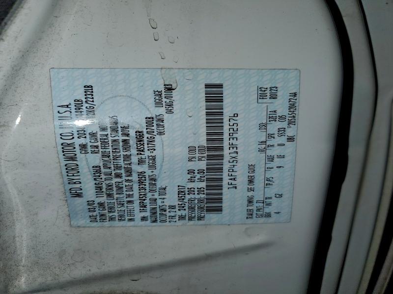 2003 FORD MUSTANG GT #3304670957