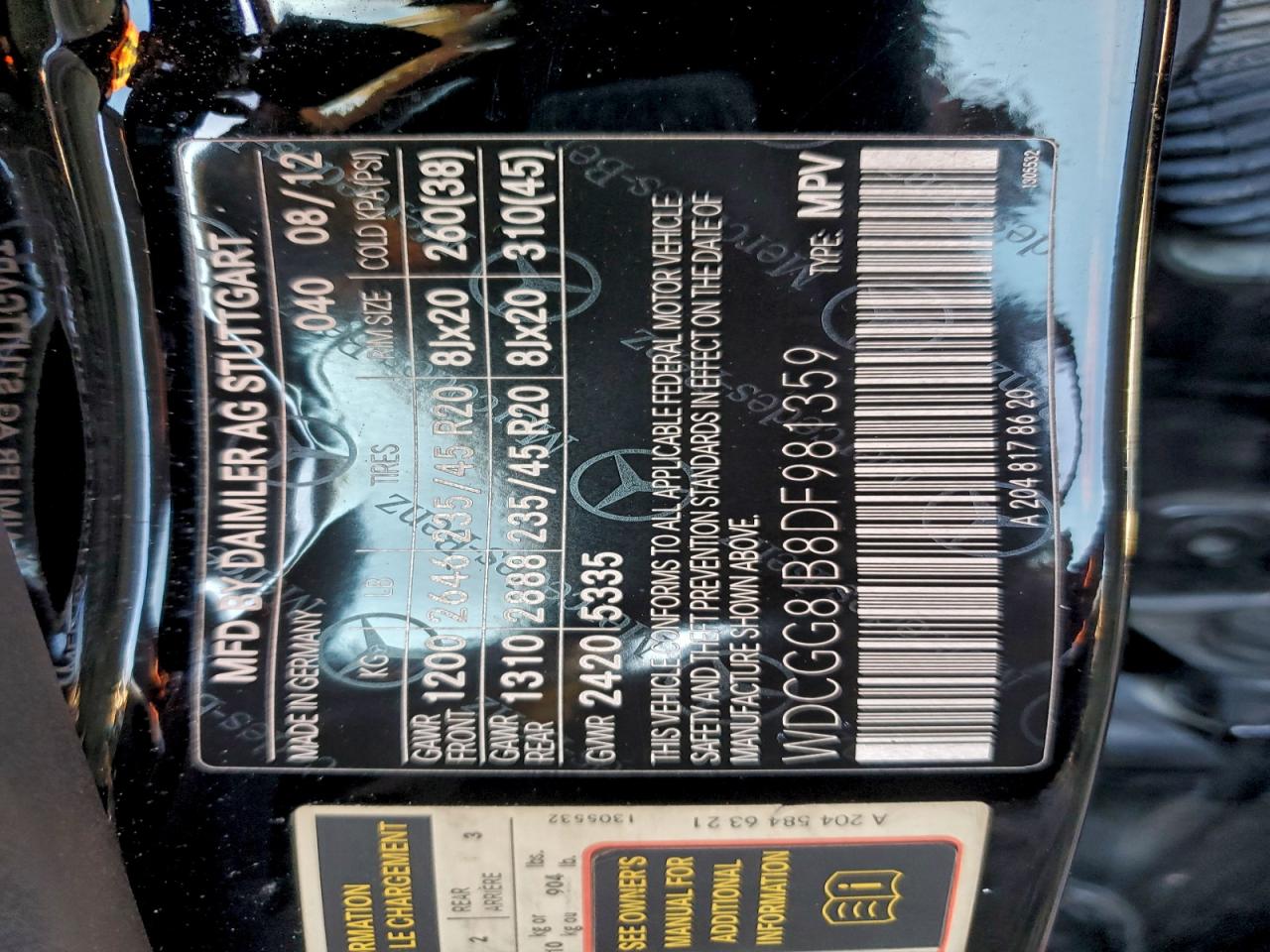 MERCEDES-BENZ GLK-CLASS 350 4MATIC