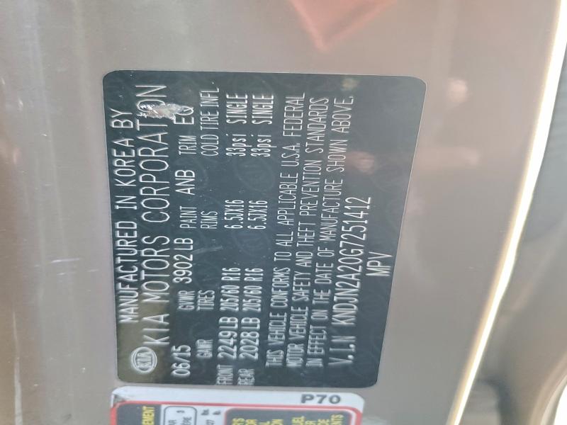 2016 KIA SOUL #3312589225