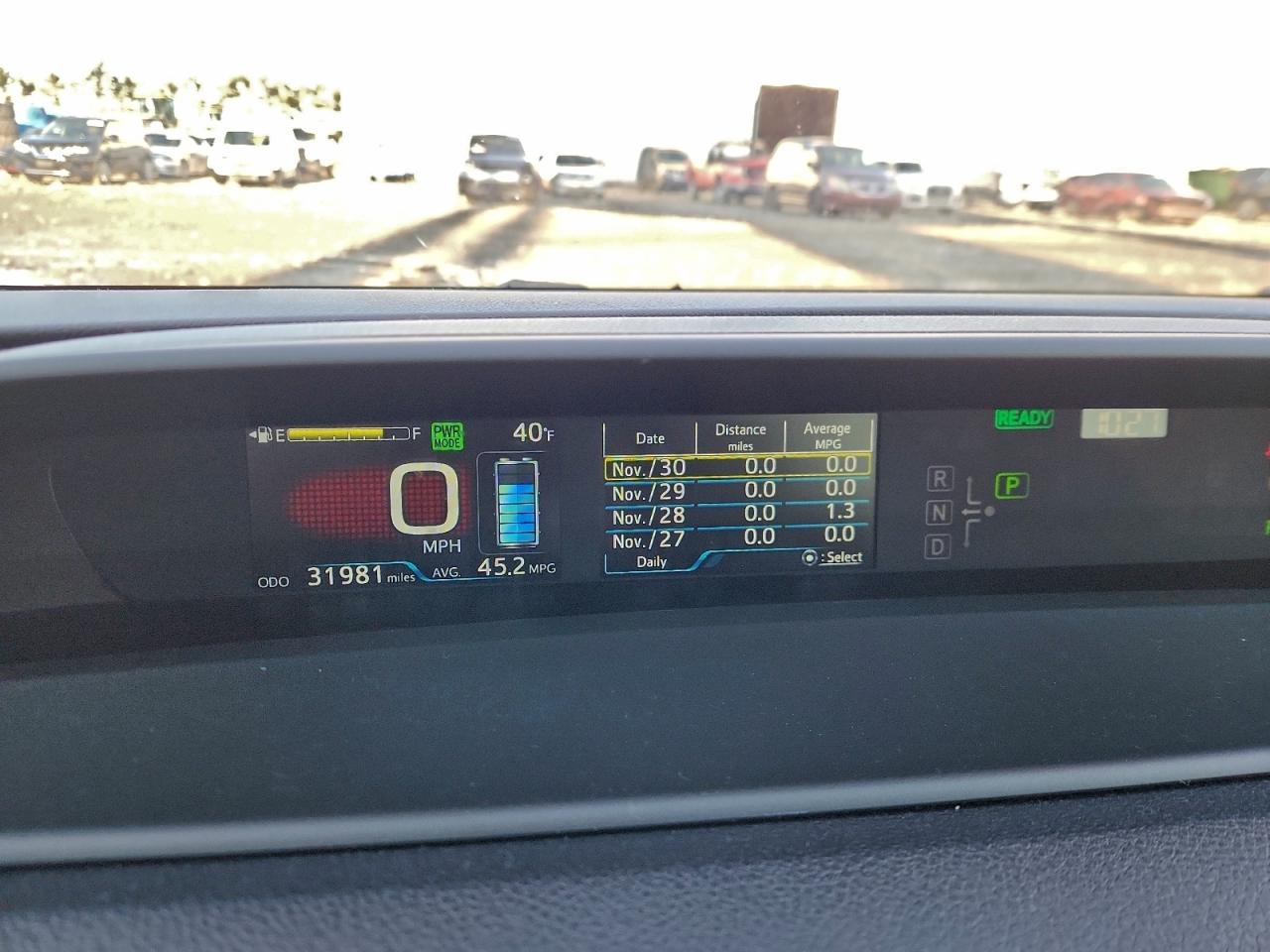 Lot #3301818365 2021 TOYOTA PRIUS LE