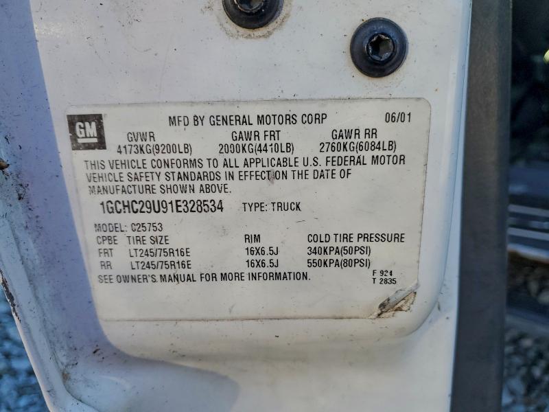 2001 CHEVROLET SILVERADO #3303440908