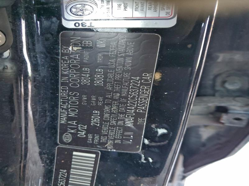 2012 KIA FORTE EX #3316879162