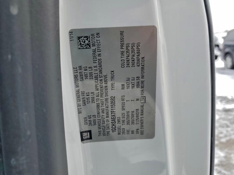 2015 CHEVROLET COLORADO #3303772423