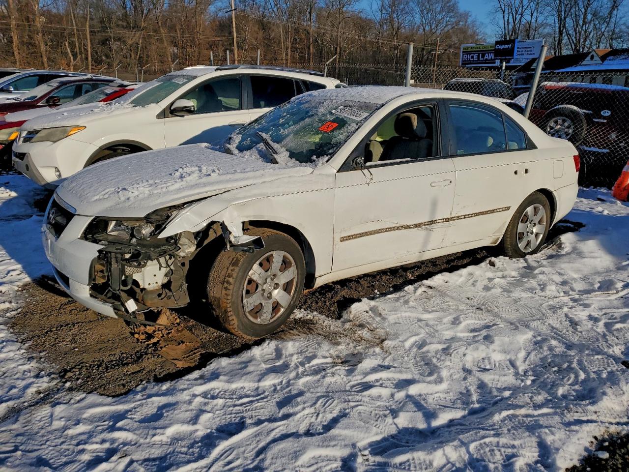 Lot #3317170132 2008 HYUNDAI SONATA GLS