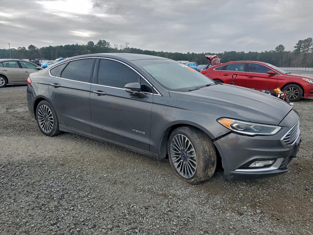 Lot #3316833653 2017 FORD FUSION TIT