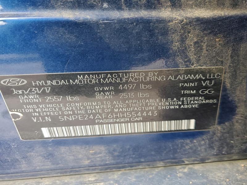 2017 HYUNDAI SONATA SE #3303738418