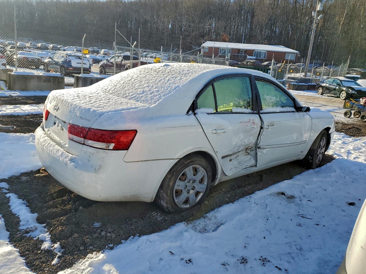 Lot #3317170132 2008 HYUNDAI SONATA GLS