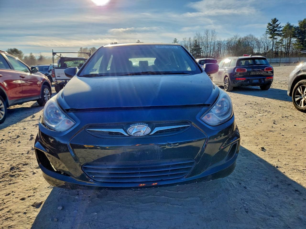 Lot #3308217175 2014 HYUNDAI ACCENT GLS