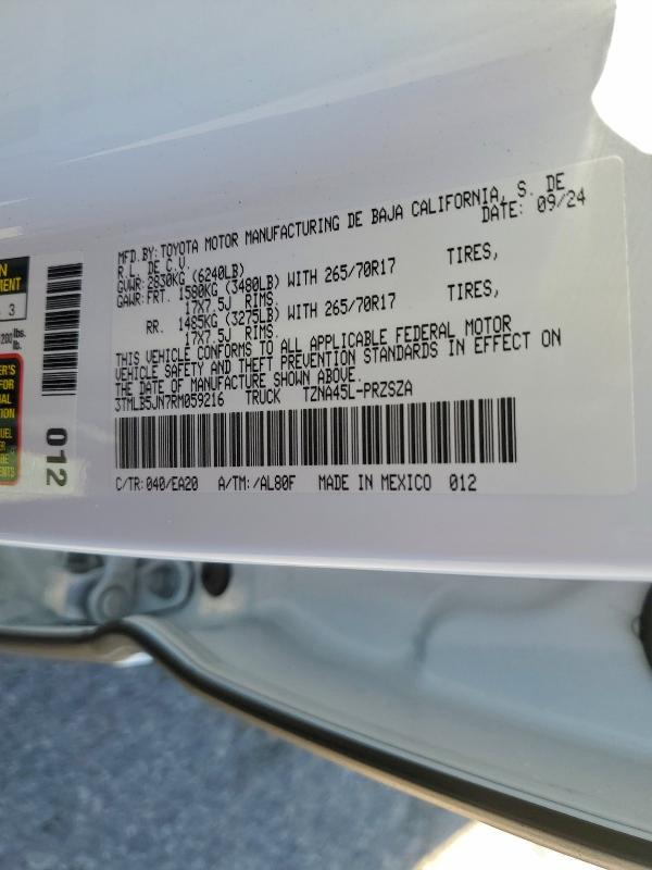 2024 TOYOTA TACOMA DOU #3309208615