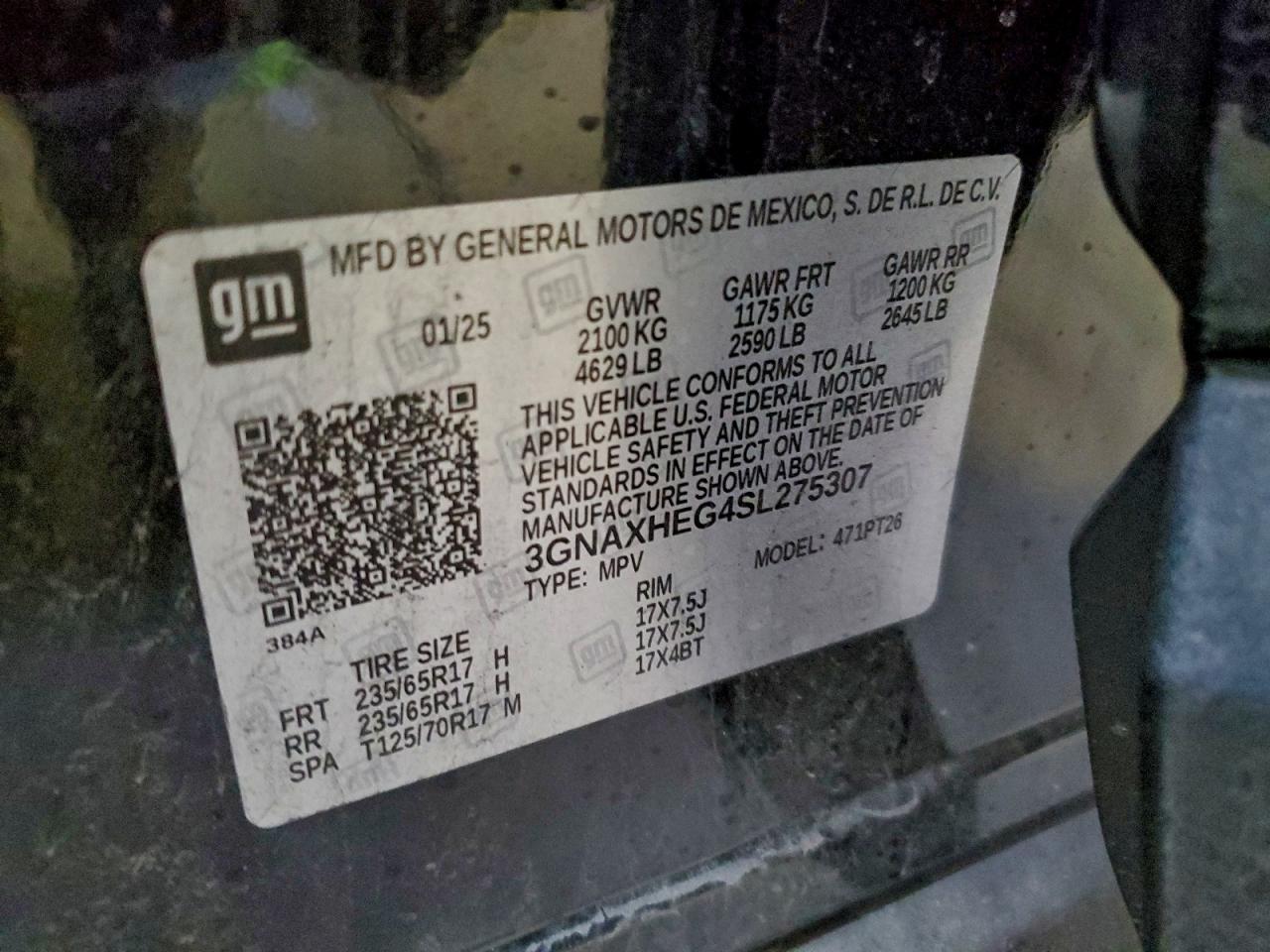 CHEVROLET EQUINOX LT