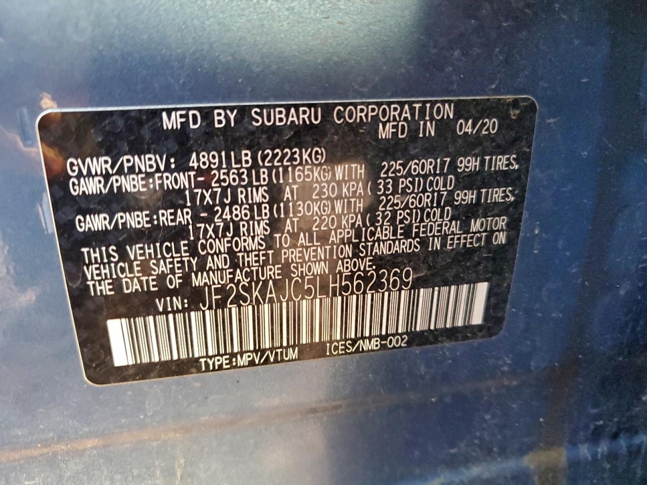 SUBARU FORESTER PREMIUM