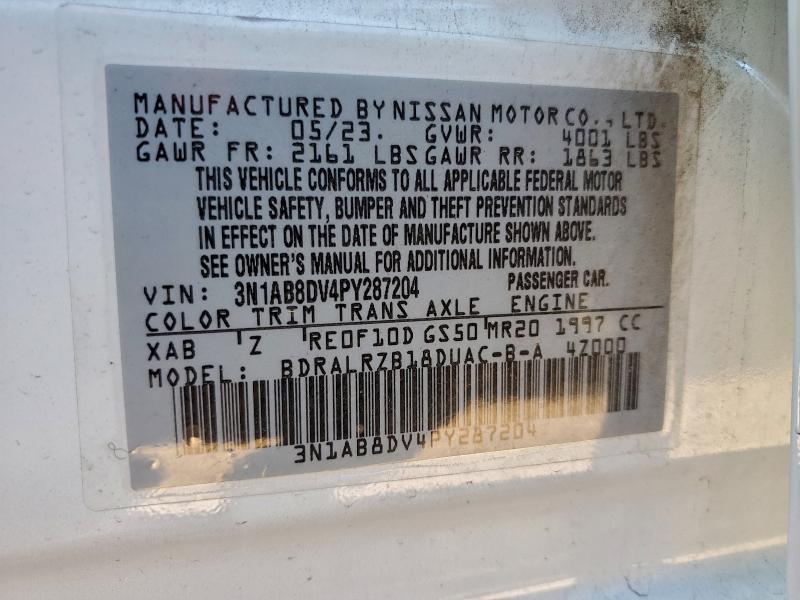 2023 NISSAN SENTRA SR #3308673299