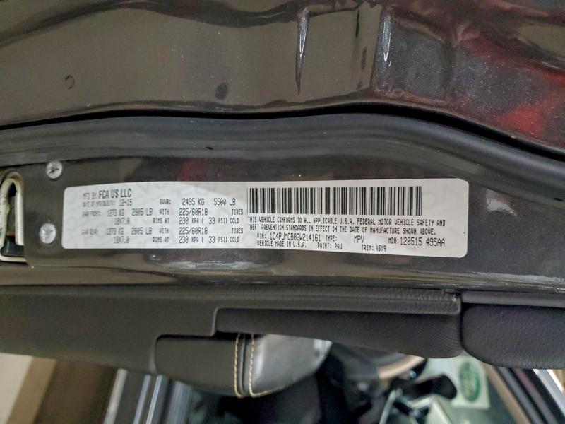 2016 JEEP CHEROKEE L #3301859975