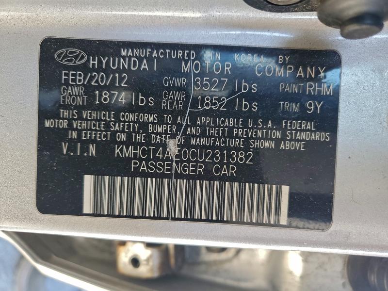 2012 HYUNDAI ACCENT GLS #3317705083