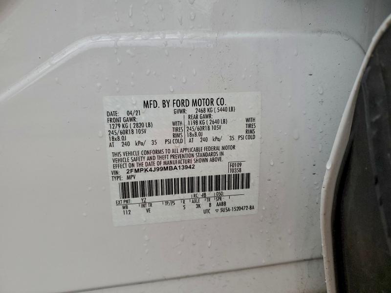 2021 FORD EDGE SEL #3304818540