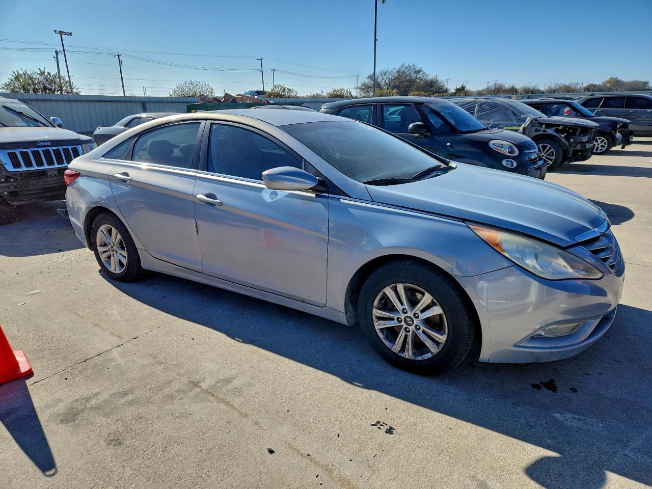 Lot #3315668778 2013 HYUNDAI SONATA GLS