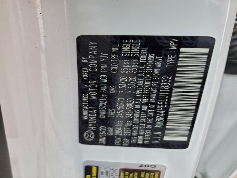 2020 HYUNDAI PALISADE S #3304505473