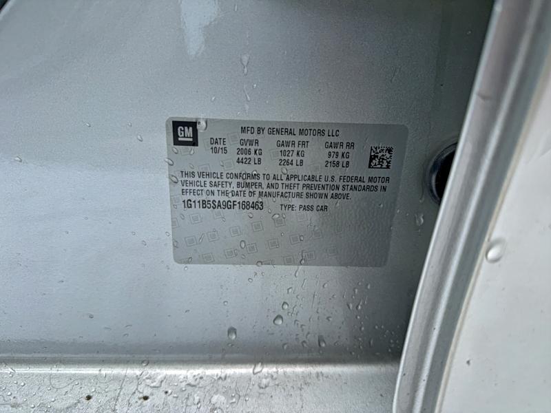 2016 CHEVROLET MALIBU LIM #3304559483