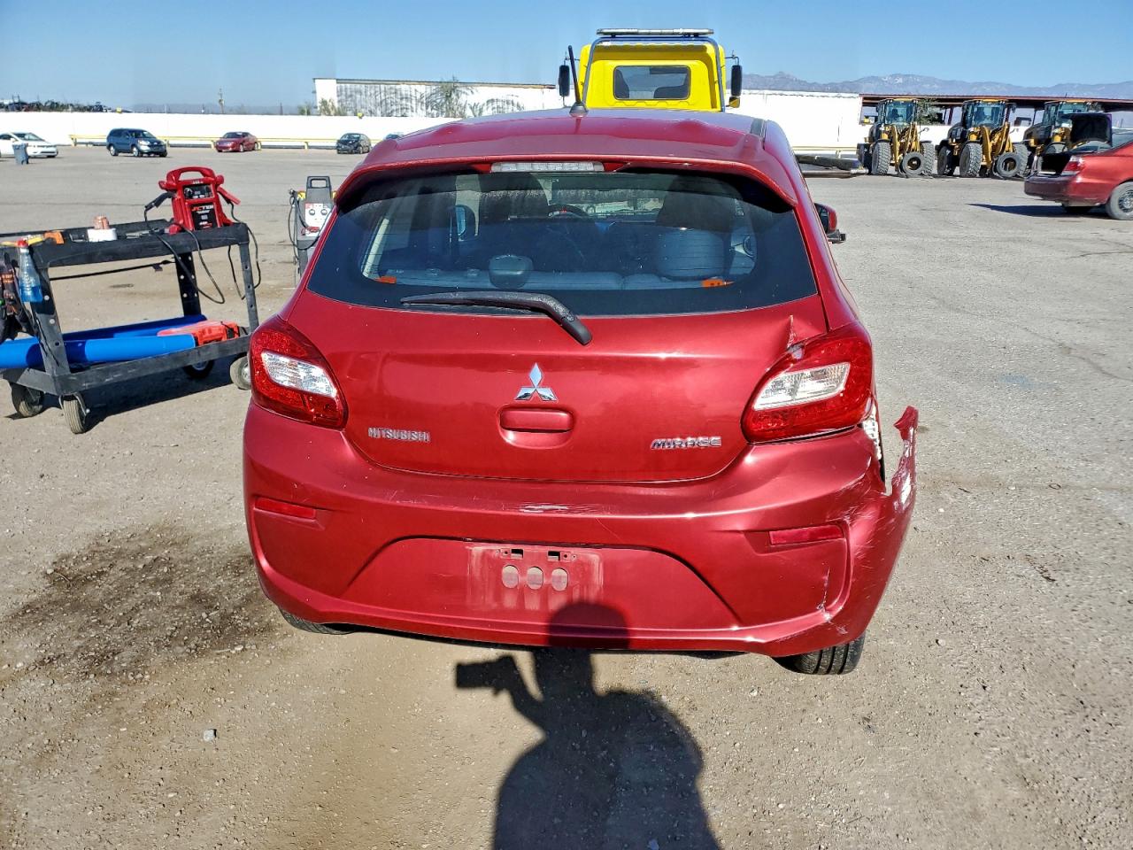 Lot #3318094392 2017 MITSUBISHI MIRAGE ES