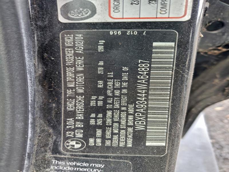 2004 BMW X3 3.0I #3313702157