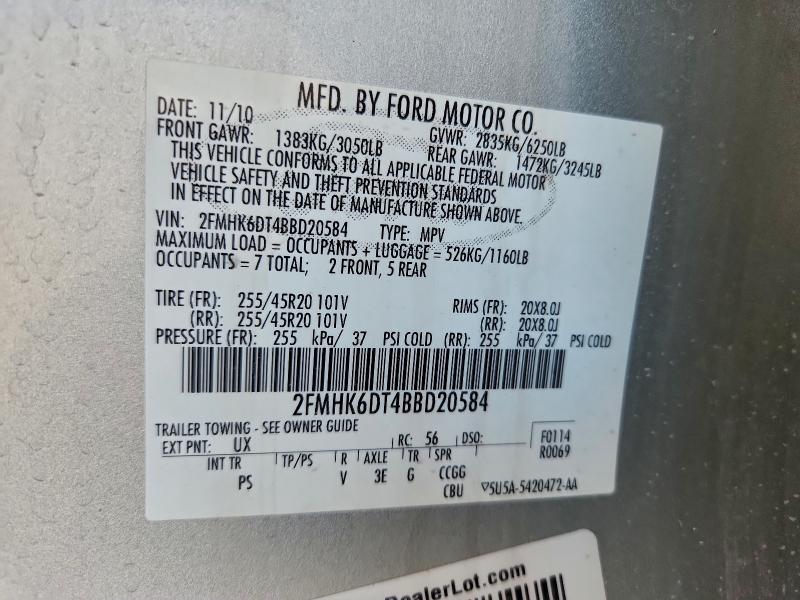 2011 FORD FLEX LIMIT #3304746909