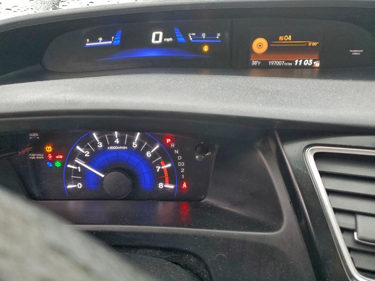 Lot #3312427669 2013 HONDA CIVIC LX