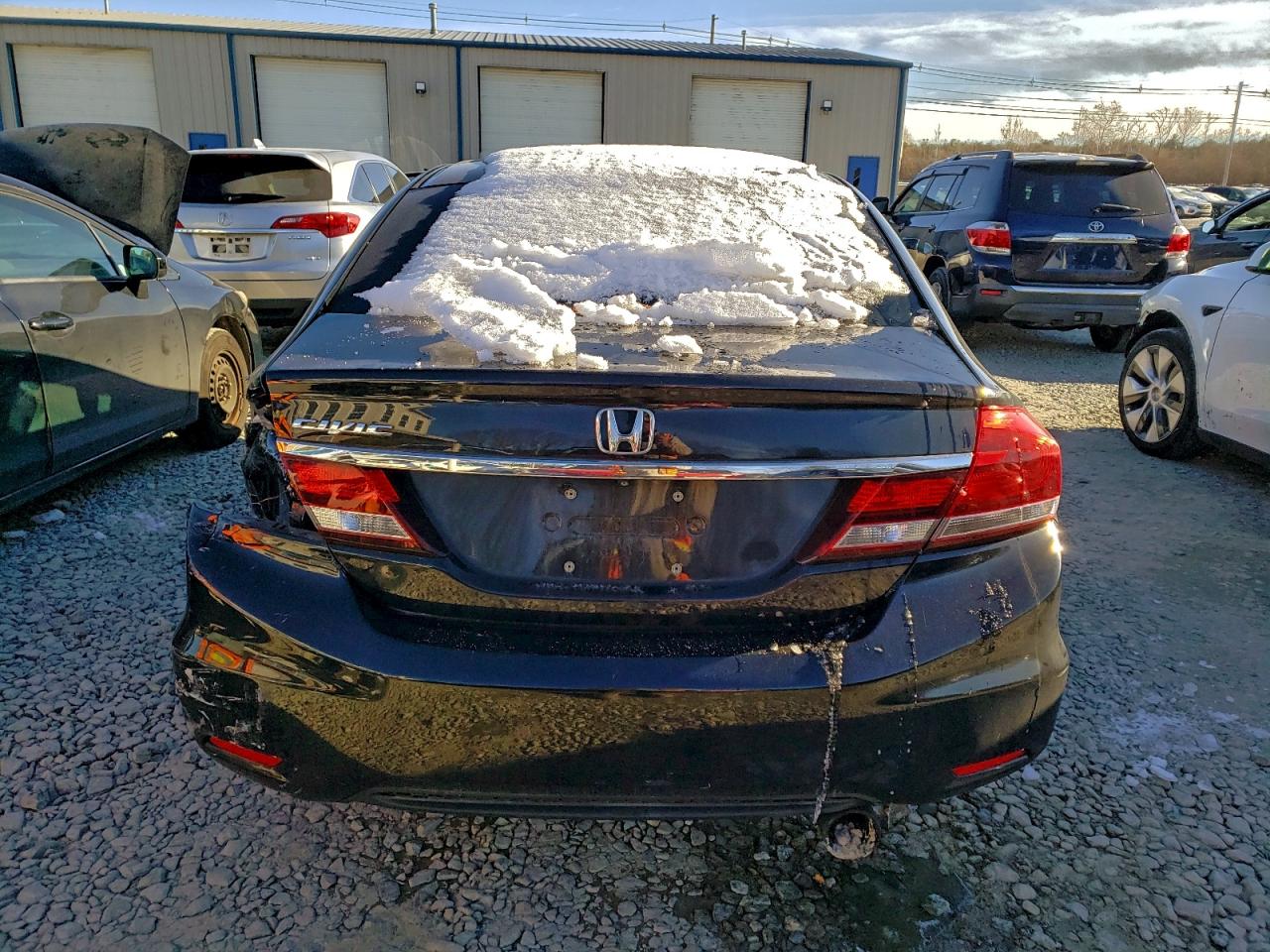 Lot #3309212618 2014 HONDA CIVIC EX