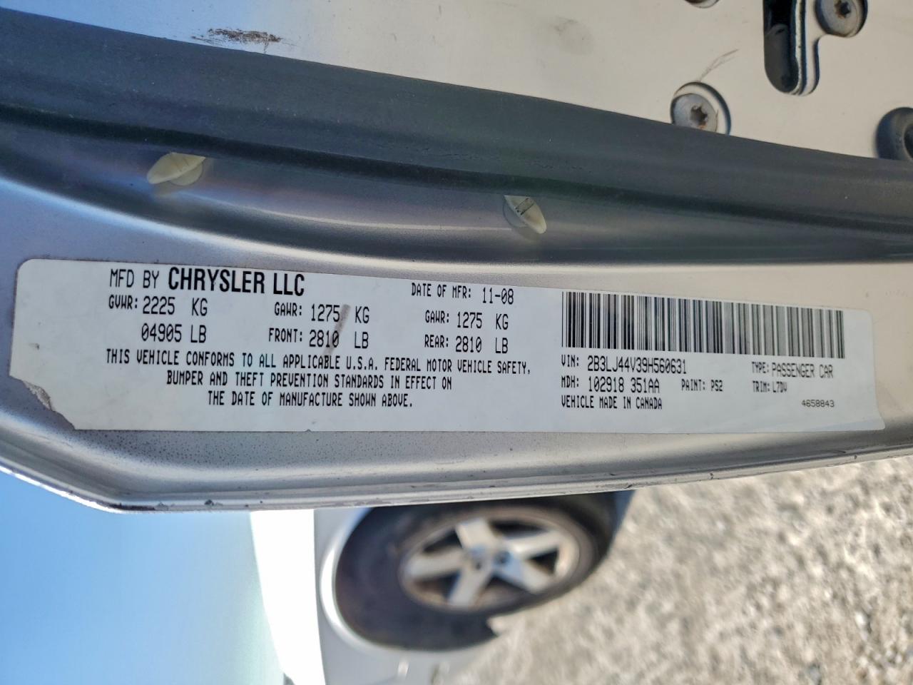 Lot #3317735131 2009 DODGE CHALLENGER