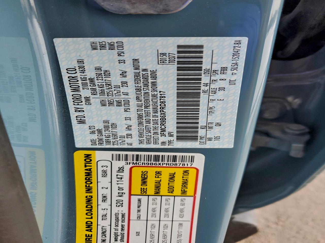 FORD BRONCO SPORT BIG BEND