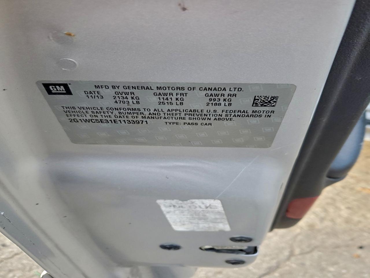 Lot #3312575157 2014 CHEVROLET IMPALA LIM