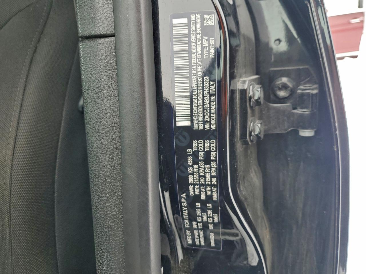 Lot #3313224238 2018 JEEP RENEGADE S