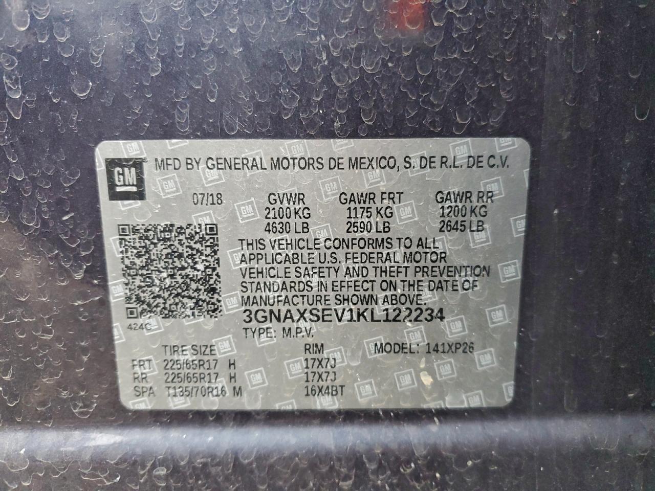 CHEVROLET EQUINOX LS