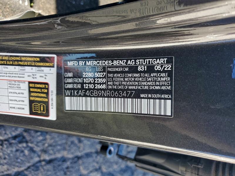 2022 MERCEDES-BENZ C 300 #3317687210