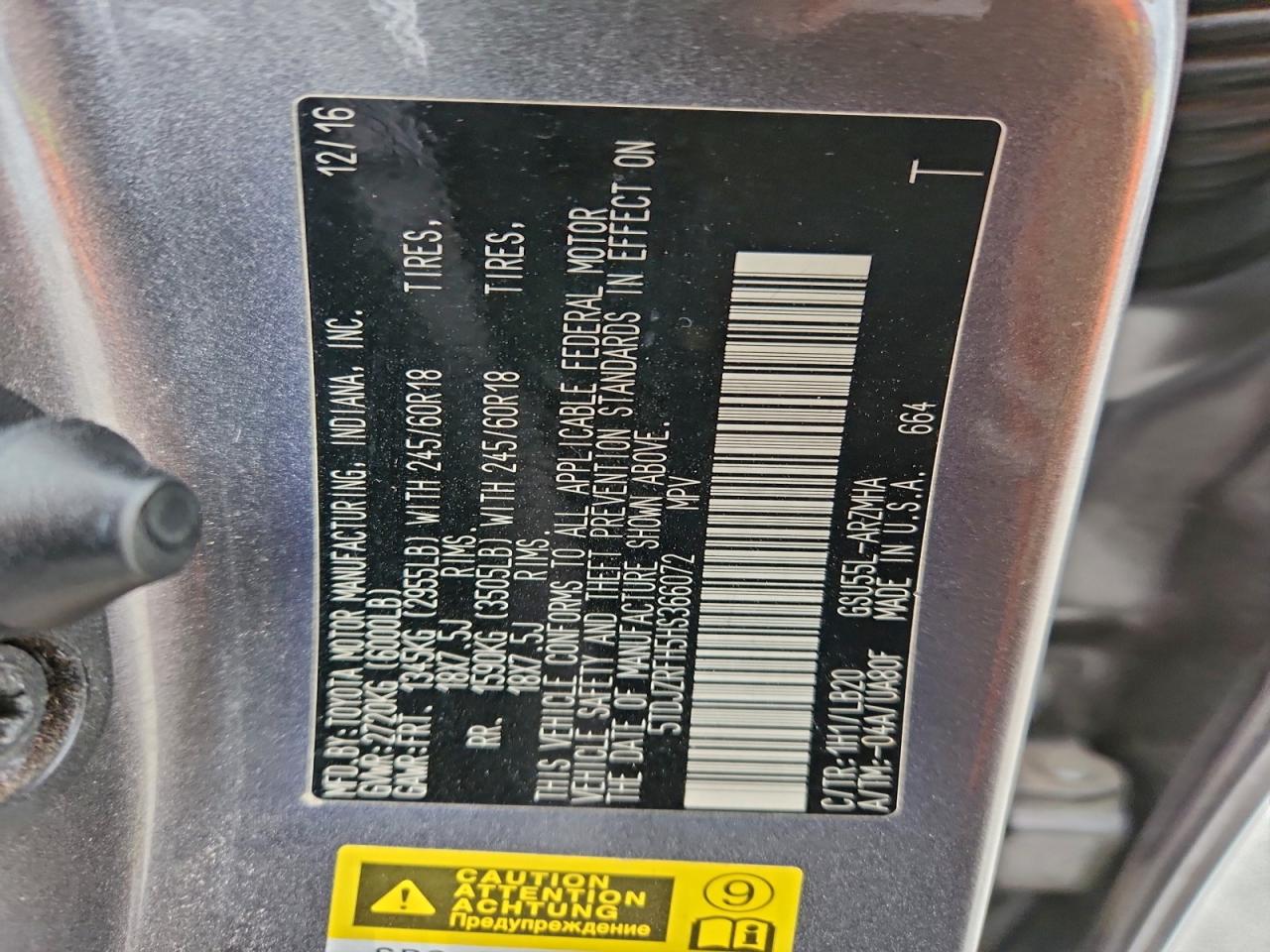 TOYOTA HIGHLANDER SE