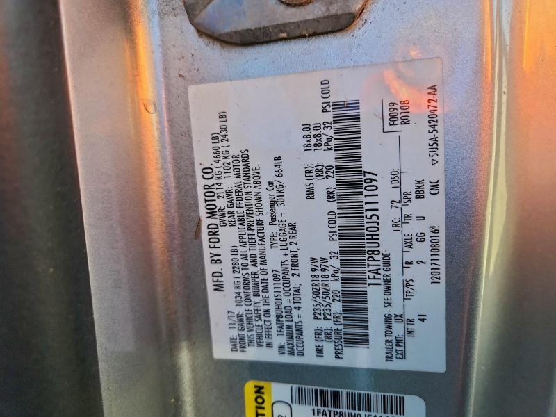 2018 FORD MUSTANG #3304579483