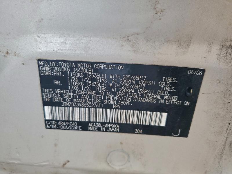 2006 TOYOTA RAV4 #3311570290