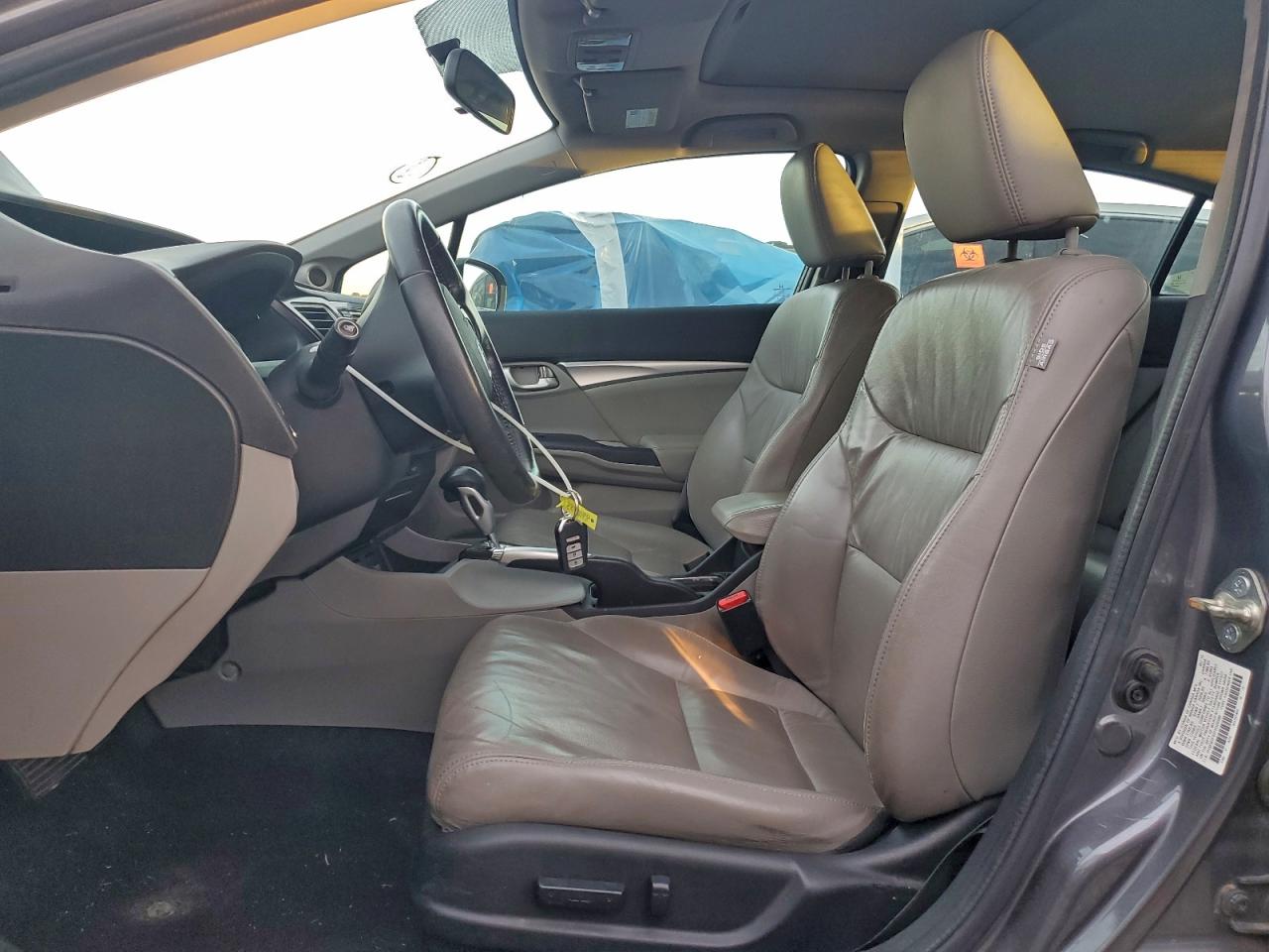 Lot #3304574439 2015 HONDA CIVIC EXL