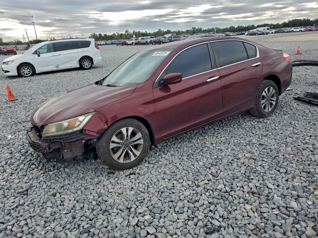 Lot #3317826221 2014 HONDA ACCORD LX