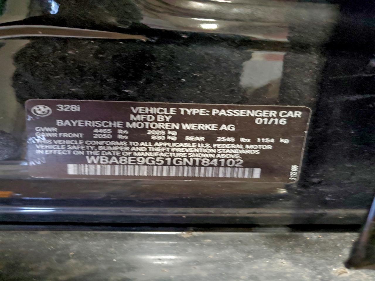 BMW 3 SERIES I SULEV