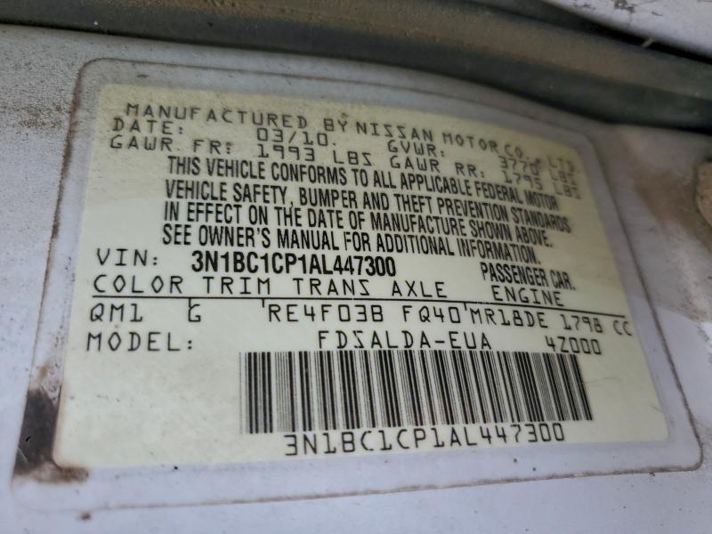 2010 NISSAN VERSA S #3317766066